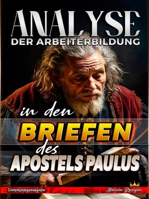 cover image of Analyse der Arbeiterbildung in den Briefen des Apostels Paulus